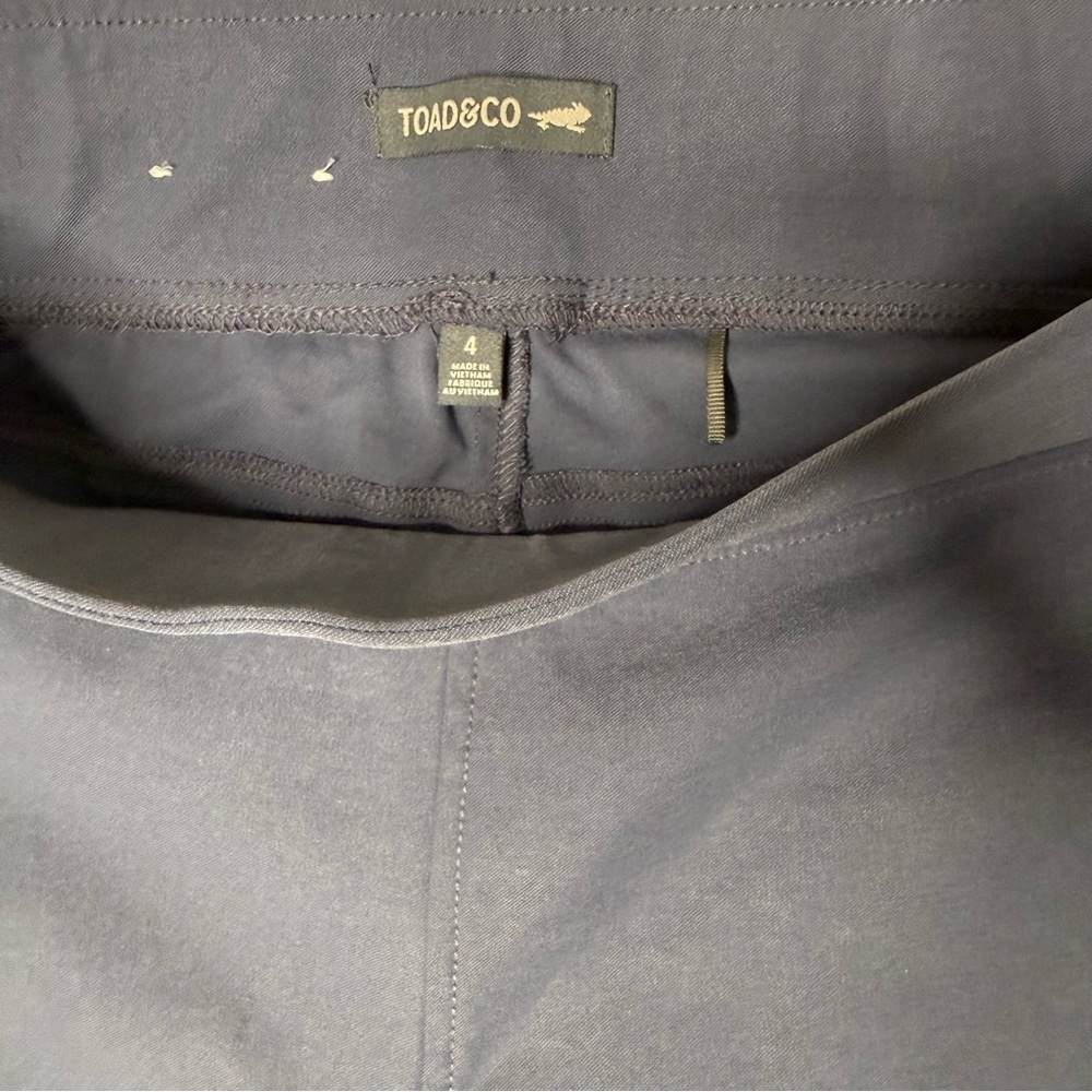 Toad&Co Women's Flextime Moto Crop Pant Size 4 - Picture 4 of 9